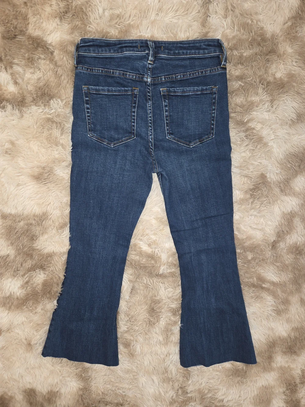Free People Dark Blue Flare Jeans